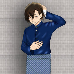 DAZAI IN BAJU MELAYU OUTFIT